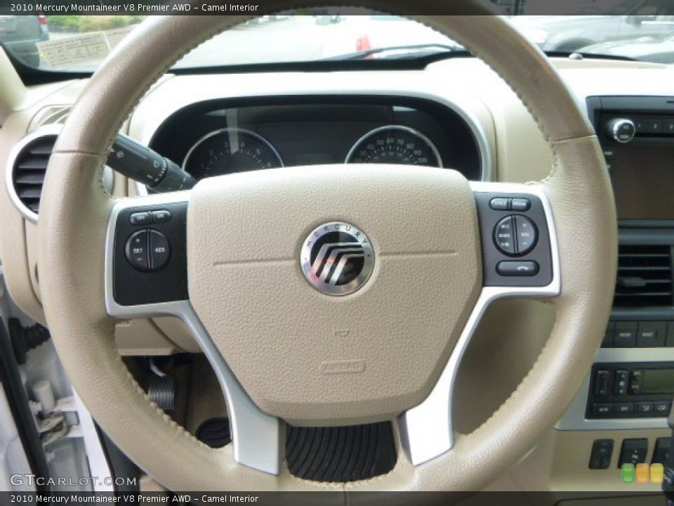 Camel Interior Steering Wheel for the 2010 Mercury Mountaineer V8 Premier AWD #85623343