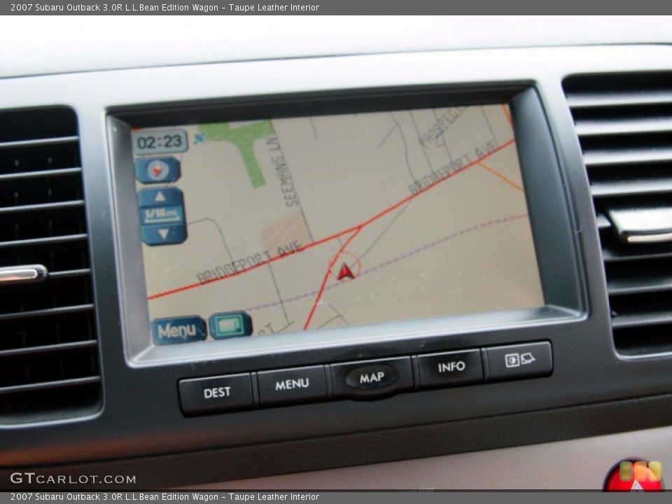 Taupe Leather Interior Navigation for the 2007 Subaru Outback 3.0R L.L.Bean Edition Wagon #85626007