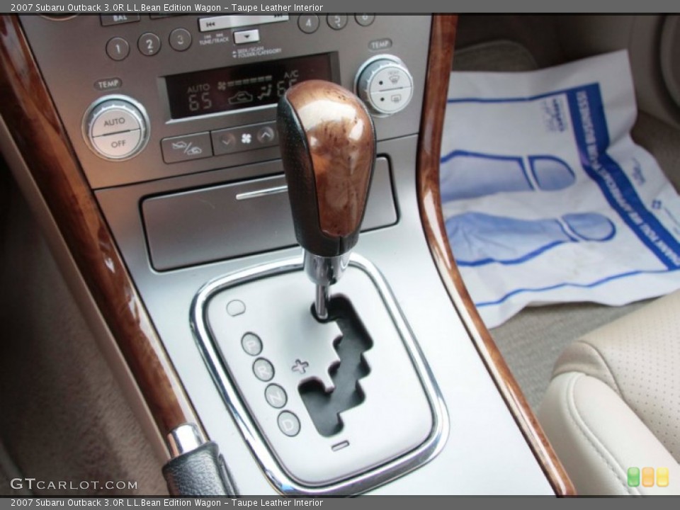 Taupe Leather Interior Transmission for the 2007 Subaru Outback 3.0R L.L.Bean Edition Wagon #85626028