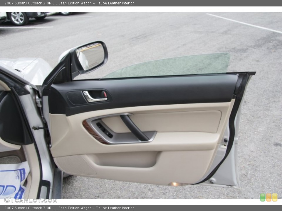 Taupe Leather Interior Door Panel for the 2007 Subaru Outback 3.0R L.L.Bean Edition Wagon #85626100