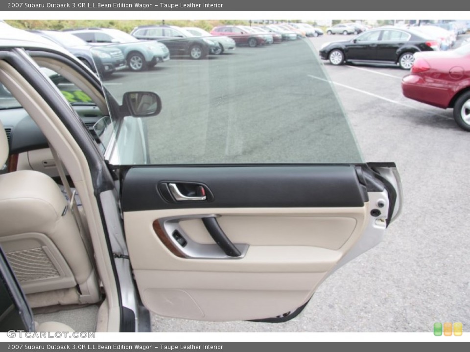 Taupe Leather Interior Door Panel for the 2007 Subaru Outback 3.0R L.L.Bean Edition Wagon #85626124