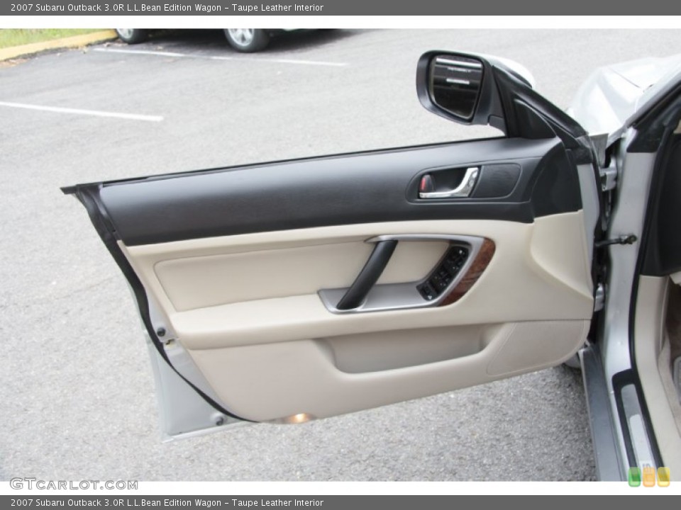Taupe Leather Interior Door Panel for the 2007 Subaru Outback 3.0R L.L.Bean Edition Wagon #85626145