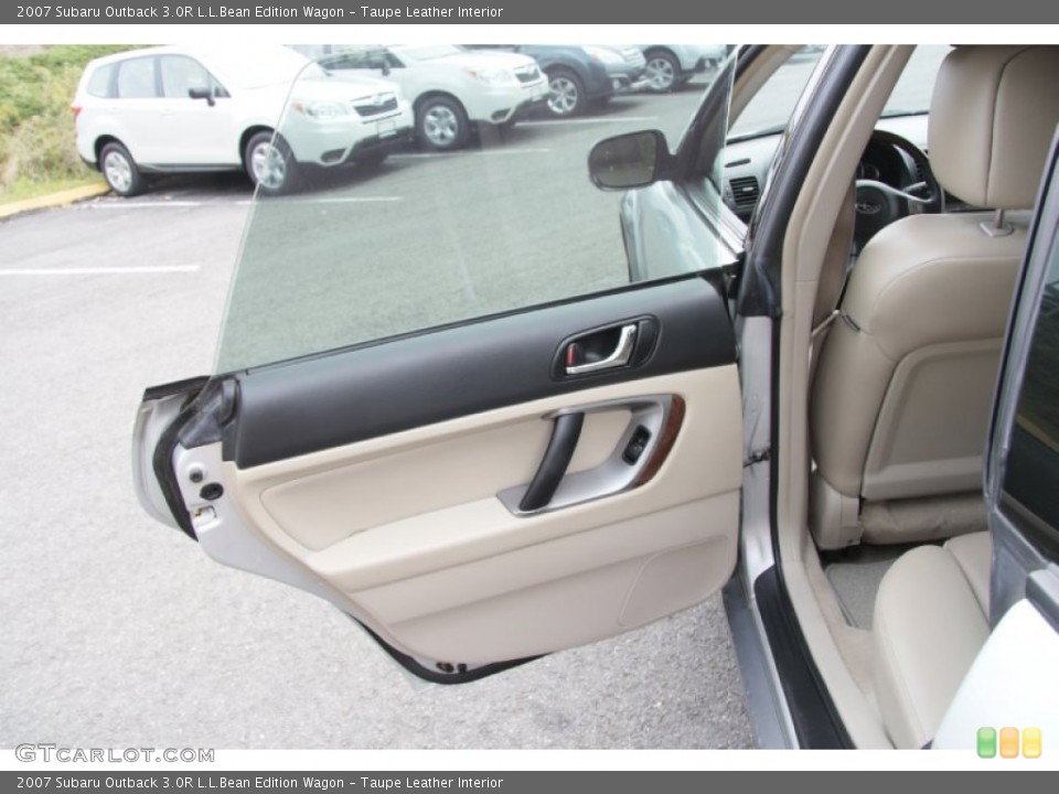 Taupe Leather Interior Door Panel for the 2007 Subaru Outback 3.0R L.L.Bean Edition Wagon #85626166