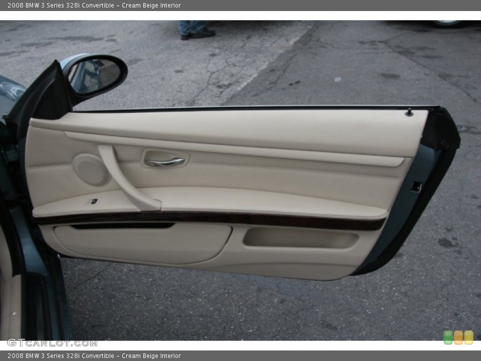 Cream Beige Interior Door Panel for the 2008 BMW 3 Series 328i Convertible #85628206