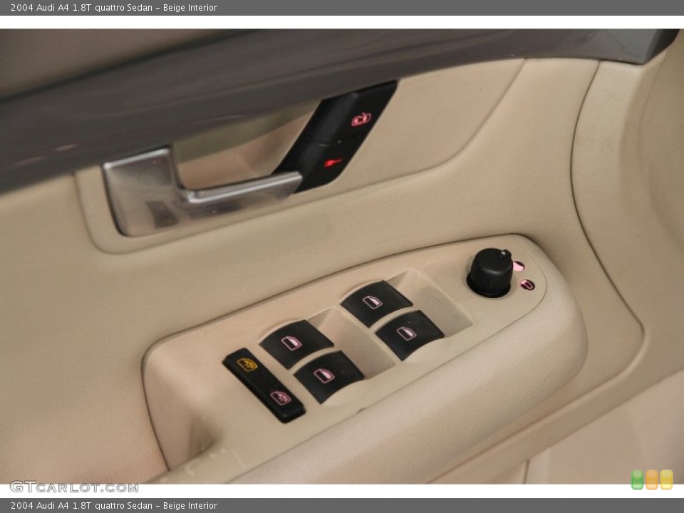 Beige Interior Controls for the 2004 Audi A4 1.8T quattro Sedan #85629157