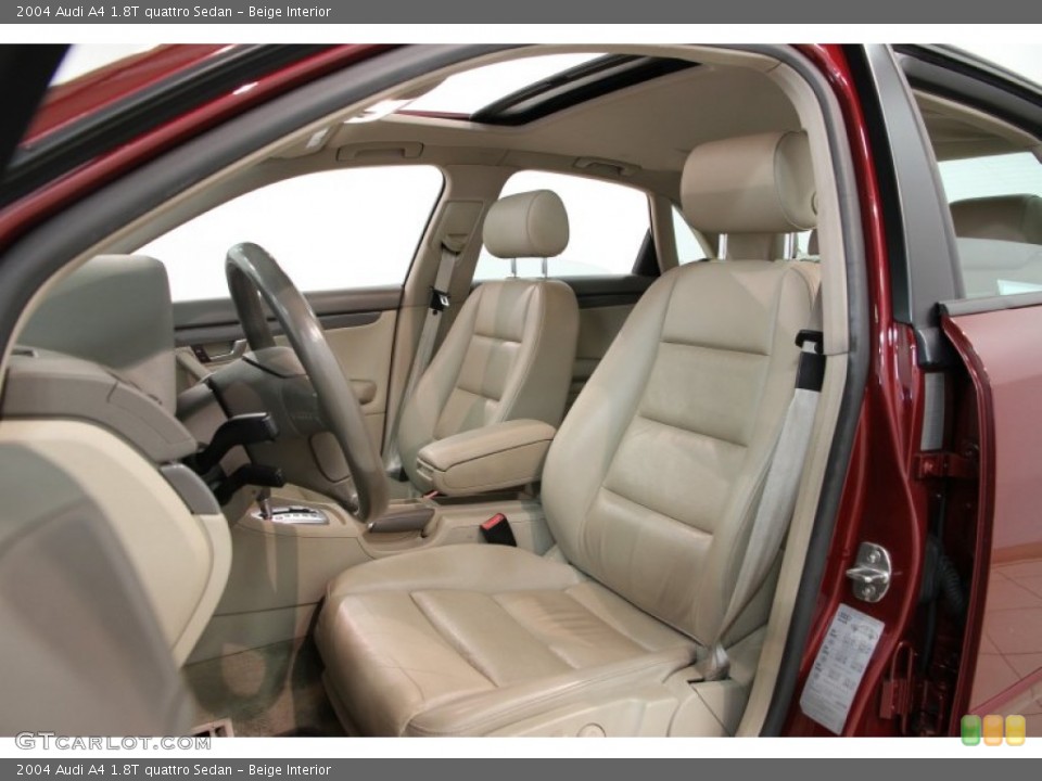 Beige Interior Front Seat for the 2004 Audi A4 1.8T quattro Sedan #85629178