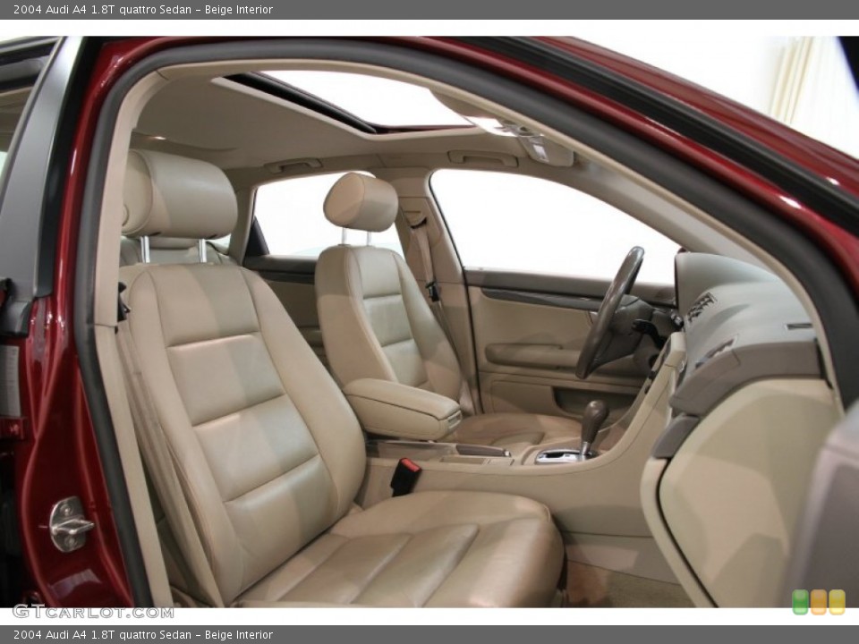 Beige Interior Front Seat for the 2004 Audi A4 1.8T quattro Sedan #85629349