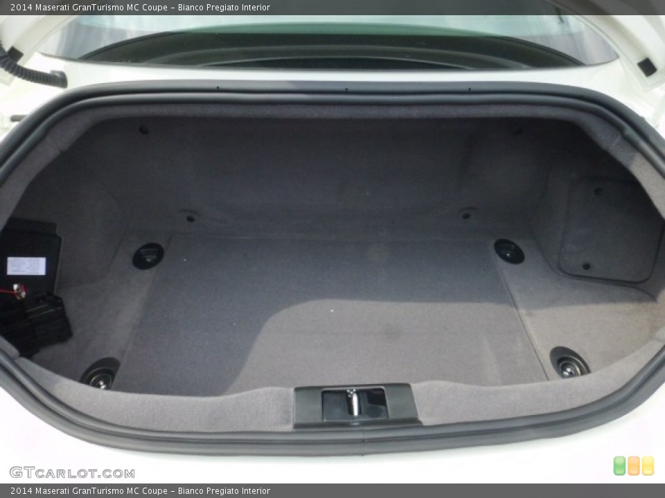 Bianco Pregiato Interior Trunk for the 2014 Maserati GranTurismo MC Coupe #85630033
