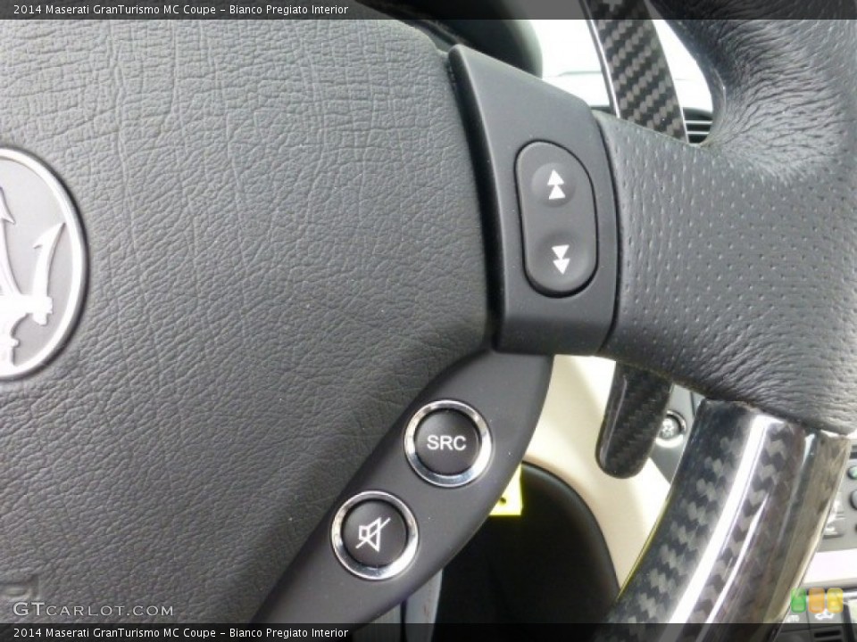 Bianco Pregiato Interior Controls for the 2014 Maserati GranTurismo MC Coupe #85630351
