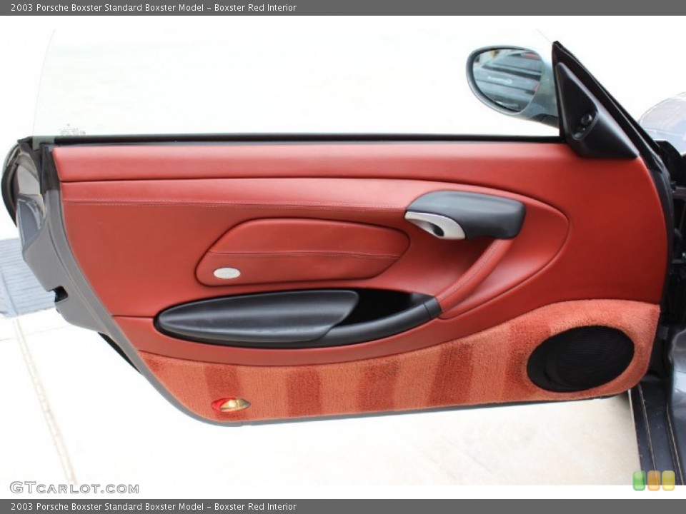 Boxster Red Interior Door Panel for the 2003 Porsche Boxster  #85630513