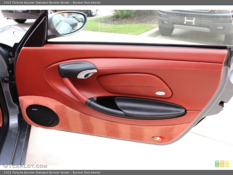 Boxster Red Interior Door Panel for the 2003 Porsche Boxster  #85630765
