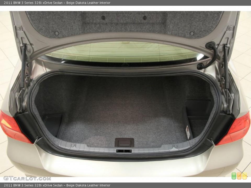 Beige Dakota Leather Interior Trunk for the 2011 BMW 3 Series 328i xDrive Sedan #85630846