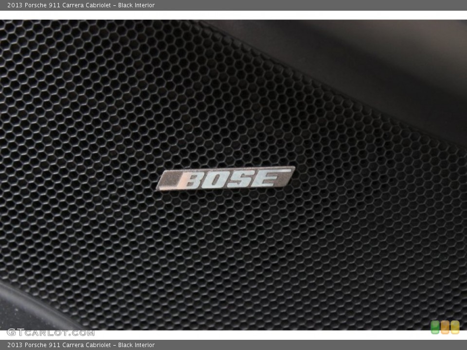 Black Interior Audio System for the 2013 Porsche 911 Carrera Cabriolet #85631221