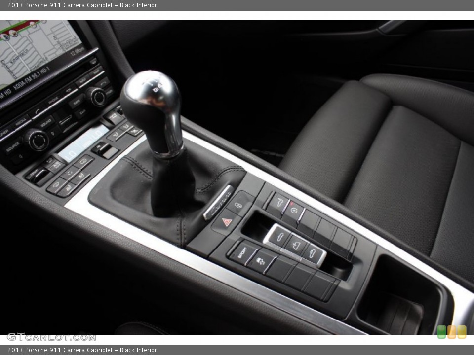 Black Interior Transmission for the 2013 Porsche 911 Carrera Cabriolet #85631302