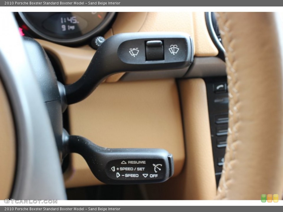 Sand Beige Interior Controls for the 2010 Porsche Boxster  #85632946