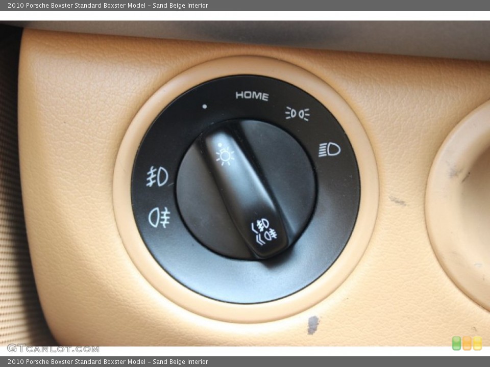 Sand Beige Interior Controls for the 2010 Porsche Boxster  #85632979