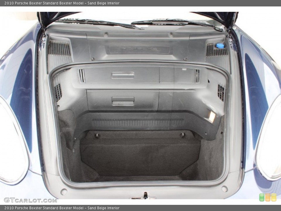 Sand Beige Interior Trunk for the 2010 Porsche Boxster  #85633075