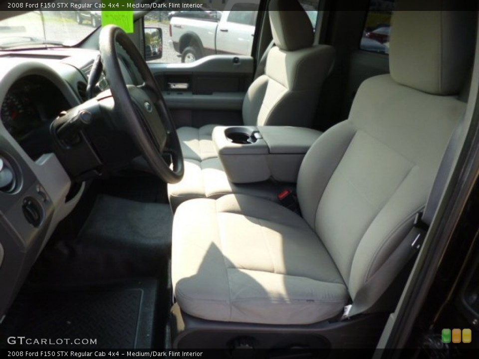 Medium/Dark Flint Interior Front Seat for the 2008 Ford F150 STX Regular Cab 4x4 #85633513