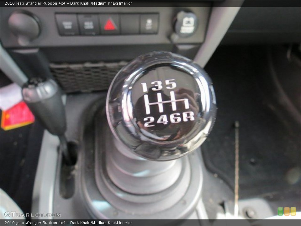 Dark Khaki/Medium Khaki Interior Transmission for the 2010 Jeep Wrangler Rubicon 4x4 #85634821