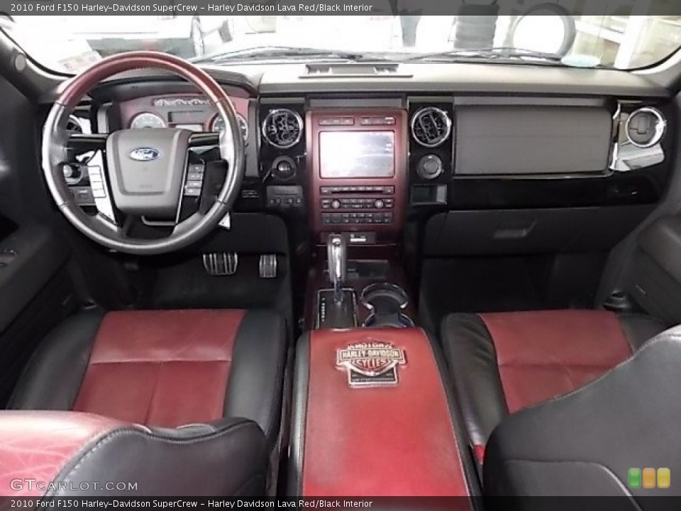 Harley Davidson Lava Red/Black Interior Dashboard for the 2010 Ford F150 Harley-Davidson SuperCrew #85634968