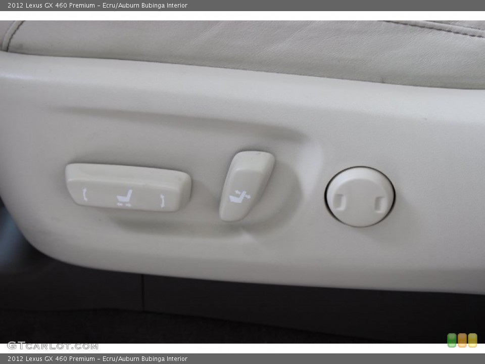 Ecru/Auburn Bubinga Interior Controls for the 2012 Lexus GX 460 Premium #85635103