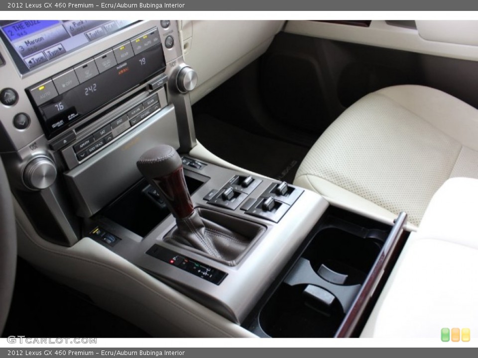 Ecru/Auburn Bubinga Interior Transmission for the 2012 Lexus GX 460 Premium #85635133