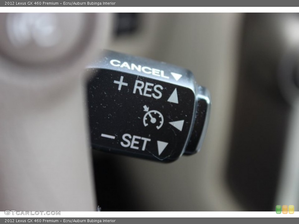 Ecru/Auburn Bubinga Interior Controls for the 2012 Lexus GX 460 Premium #85635376