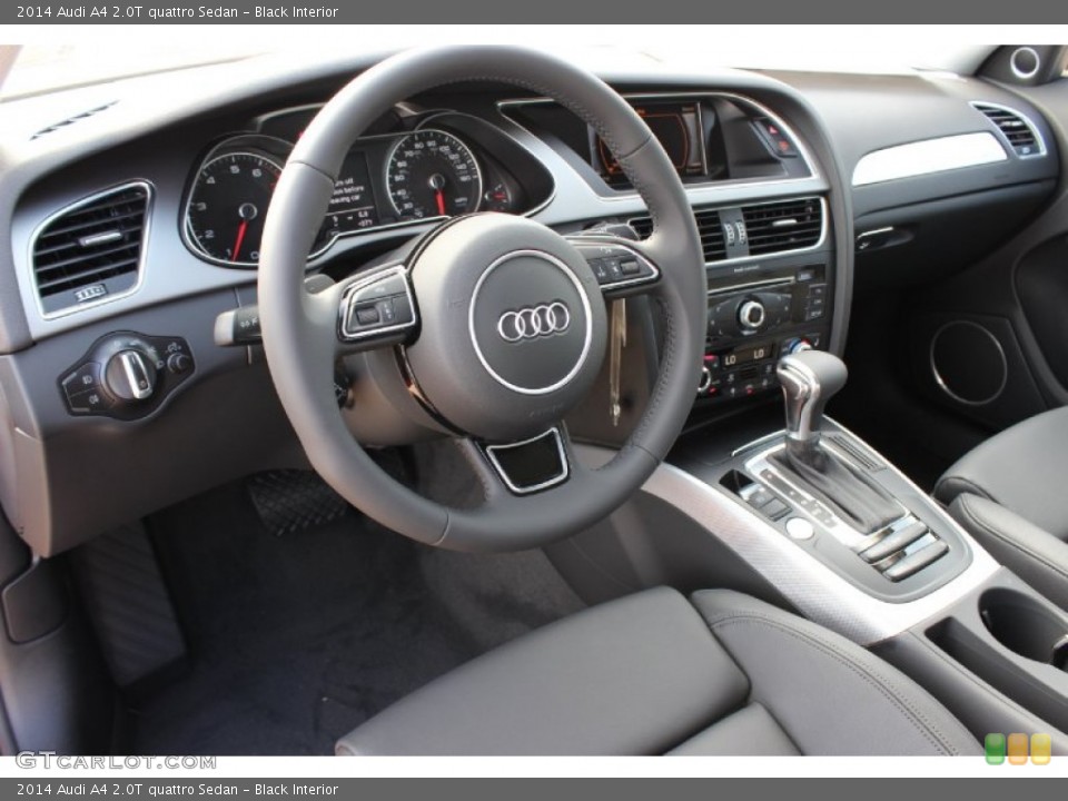 Black Interior Photo for the 2014 Audi A4 2.0T quattro Sedan #85638139