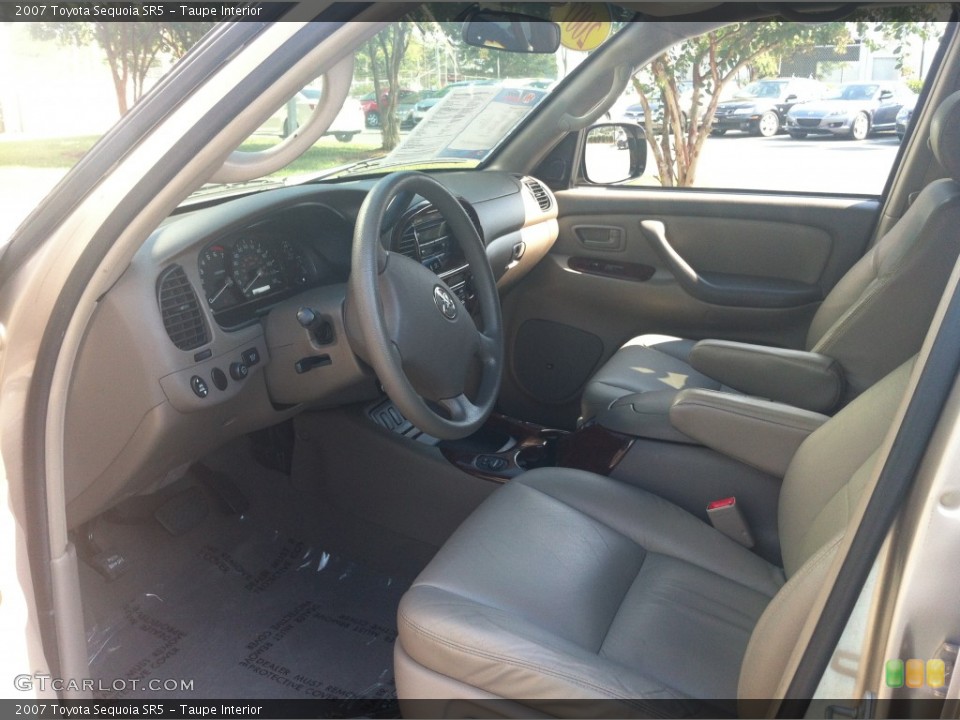 Taupe Interior Photo for the 2007 Toyota Sequoia SR5 #85639060