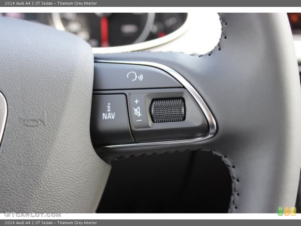 Titanium Grey Interior Controls for the 2014 Audi A4 2.0T Sedan #85639078