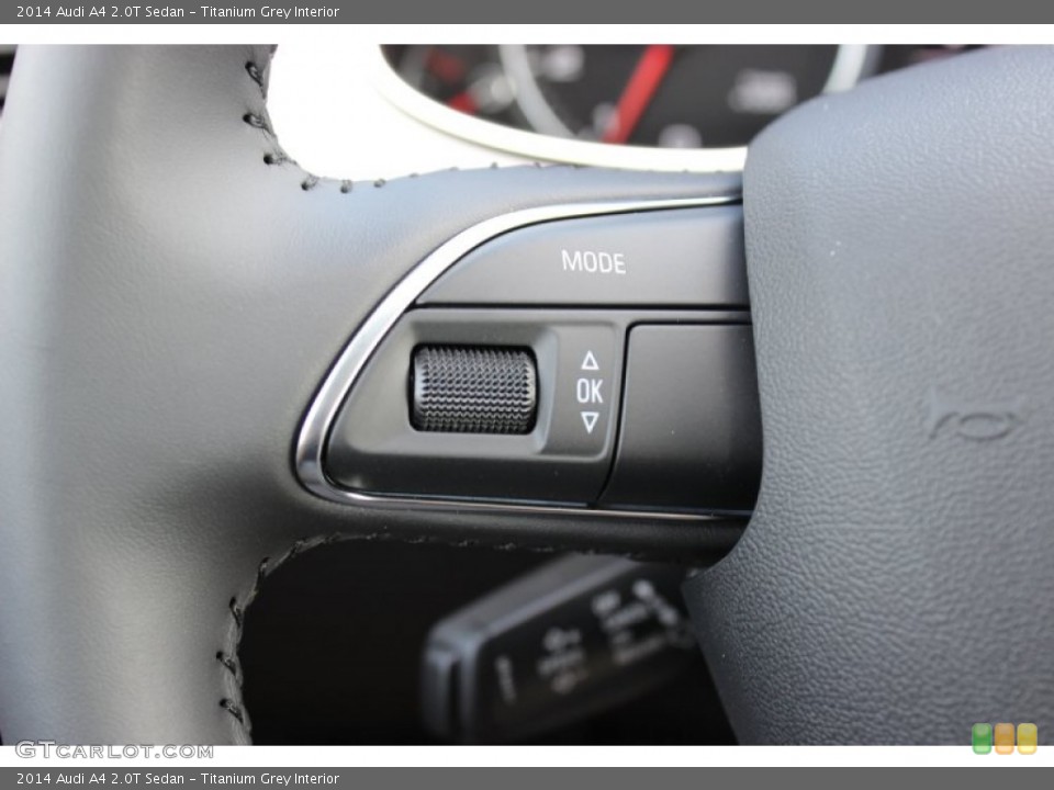Titanium Grey Interior Controls for the 2014 Audi A4 2.0T Sedan #85639090