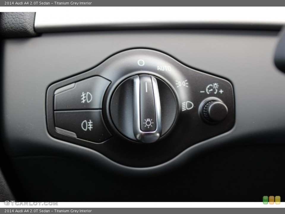 Titanium Grey Interior Controls for the 2014 Audi A4 2.0T Sedan #85639111