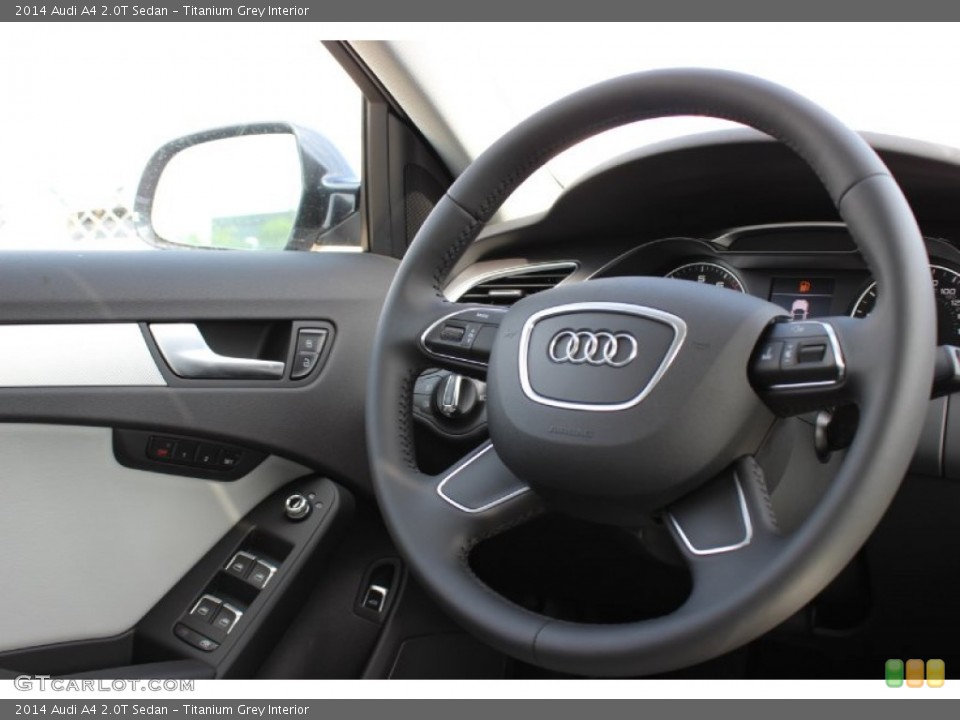 Titanium Grey Interior Steering Wheel for the 2014 Audi A4 2.0T Sedan #85639165