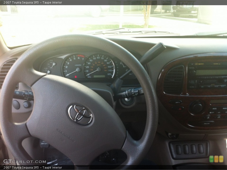Taupe Interior Dashboard for the 2007 Toyota Sequoia SR5 #85639351