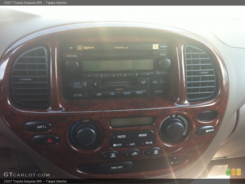 Taupe Interior Controls for the 2007 Toyota Sequoia SR5 #85639405