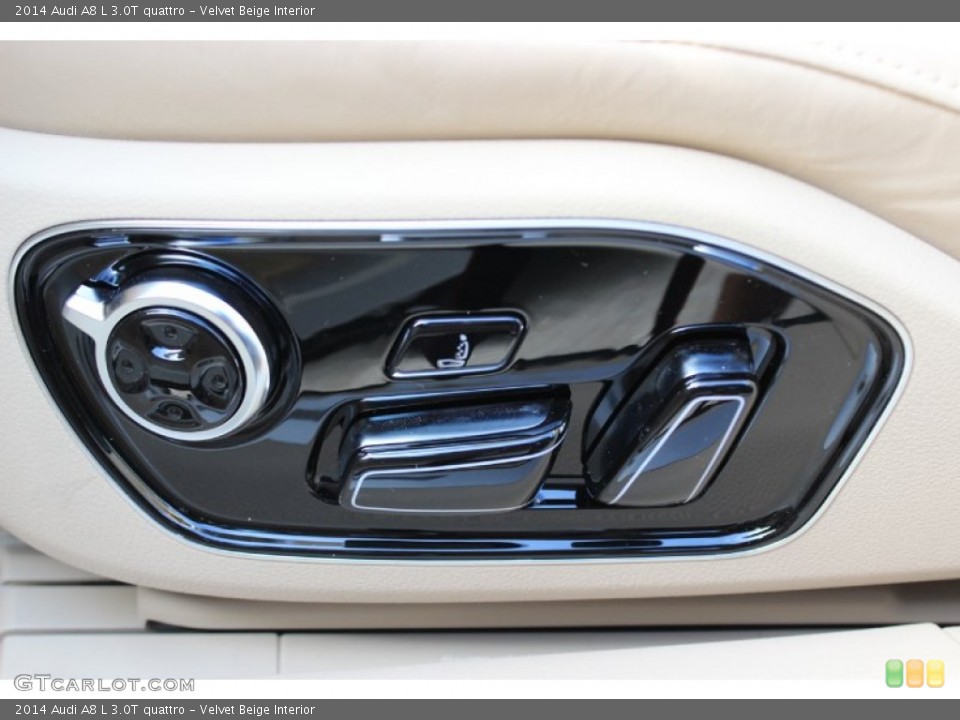 Velvet Beige Interior Controls for the 2014 Audi A8 L 3.0T quattro #85639456