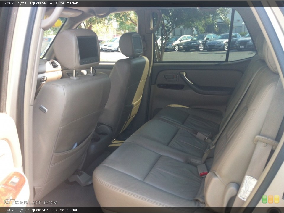 Taupe Interior Rear Seat for the 2007 Toyota Sequoia SR5 #85639522