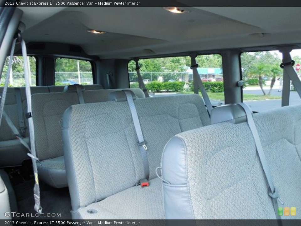 Medium Pewter Interior Photo for the 2013 Chevrolet Express LT 3500 Passenger Van #85640134
