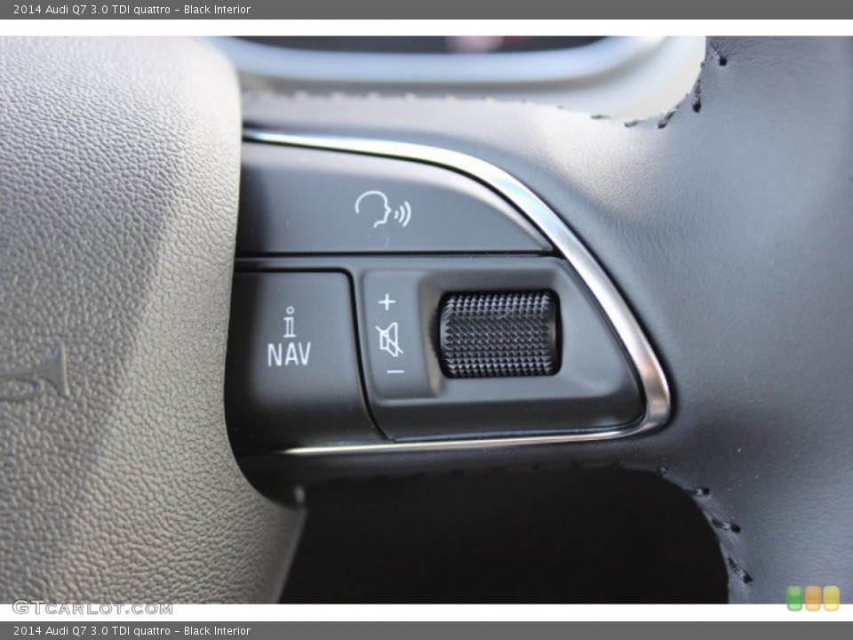 Black Interior Controls for the 2014 Audi Q7 3.0 TDI quattro #85640935