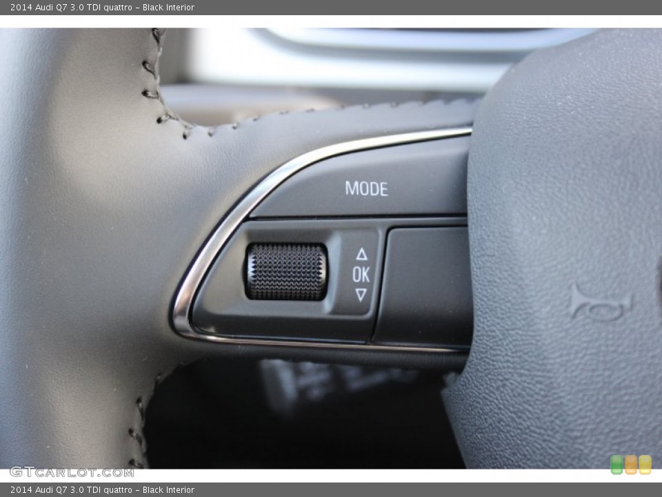 Black Interior Controls for the 2014 Audi Q7 3.0 TDI quattro #85640938