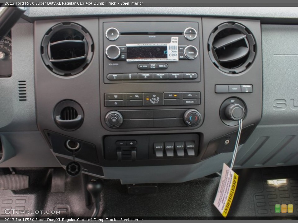 Steel Interior Controls for the 2013 Ford F550 Super Duty XL Regular Cab 4x4 Dump Truck #85646162