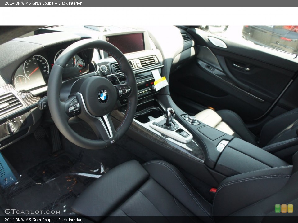 Black Interior Prime Interior for the 2014 BMW M6 Gran Coupe #85646363