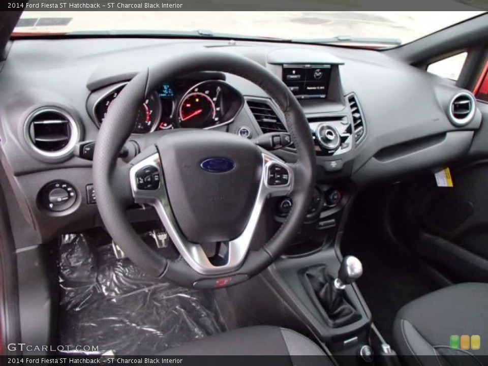 ST Charcoal Black Interior Dashboard for the 2014 Ford Fiesta ST Hatchback #85649629
