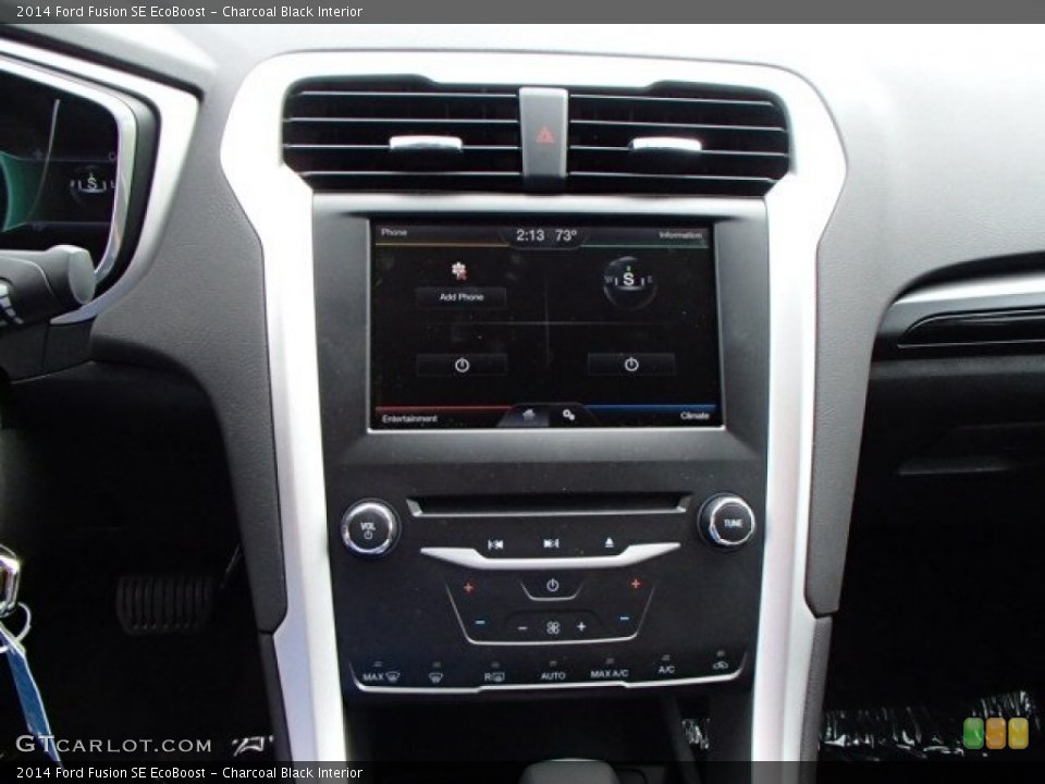 Charcoal Black Interior Controls for the 2014 Ford Fusion SE EcoBoost #85650209