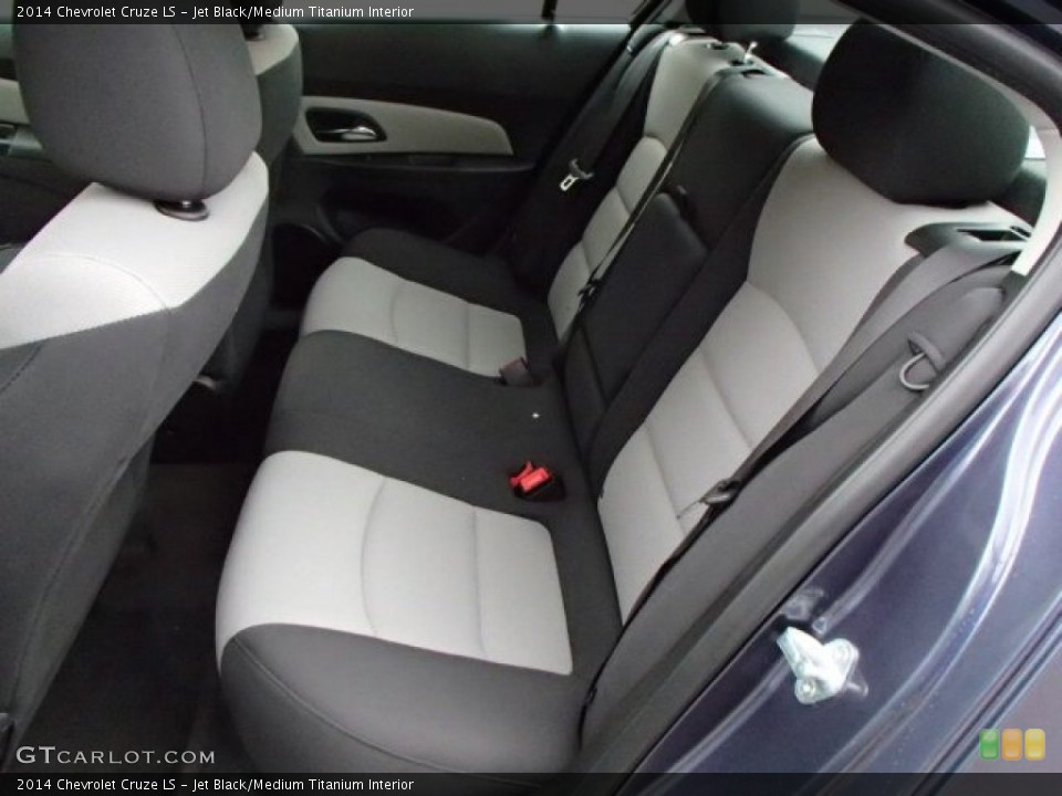 Jet Black/Medium Titanium Interior Rear Seat for the 2014 Chevrolet Cruze LS #85651280