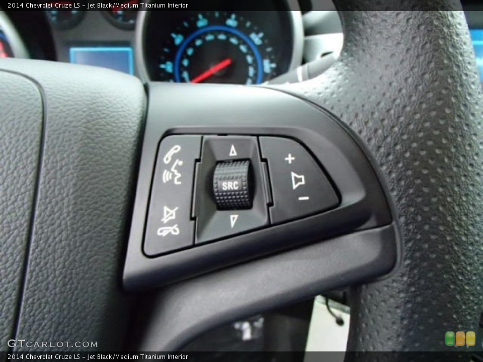 Jet Black/Medium Titanium Interior Controls for the 2014 Chevrolet Cruze LS #85651442