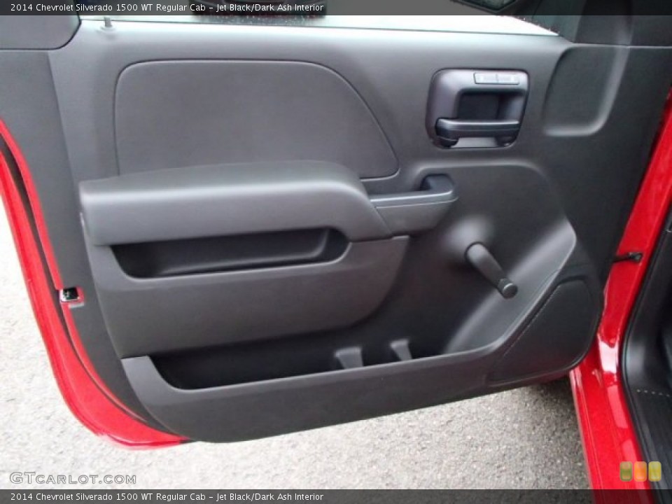 Jet Black/Dark Ash Interior Door Panel for the 2014 Chevrolet Silverado 1500 WT Regular Cab #85652558