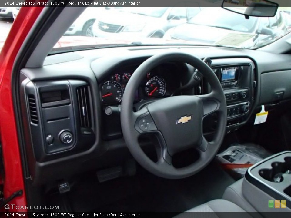 Jet Black/Dark Ash Interior Dashboard for the 2014 Chevrolet Silverado 1500 WT Regular Cab #85652627