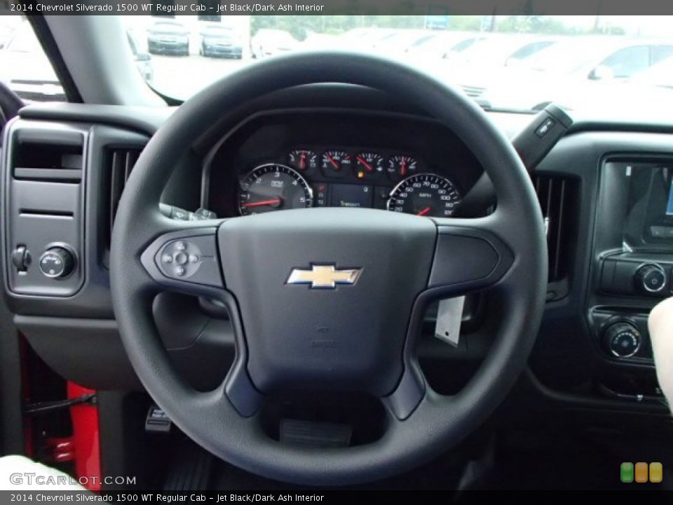 Jet Black/Dark Ash Interior Steering Wheel for the 2014 Chevrolet Silverado 1500 WT Regular Cab #85652666