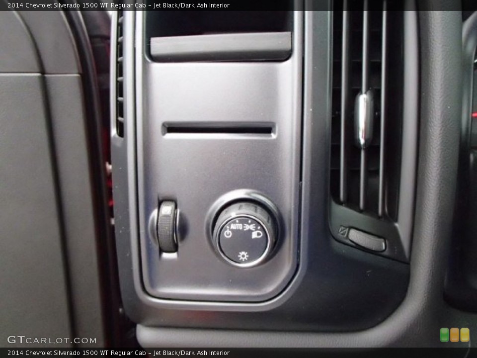 Jet Black/Dark Ash Interior Controls for the 2014 Chevrolet Silverado 1500 WT Regular Cab #85652711